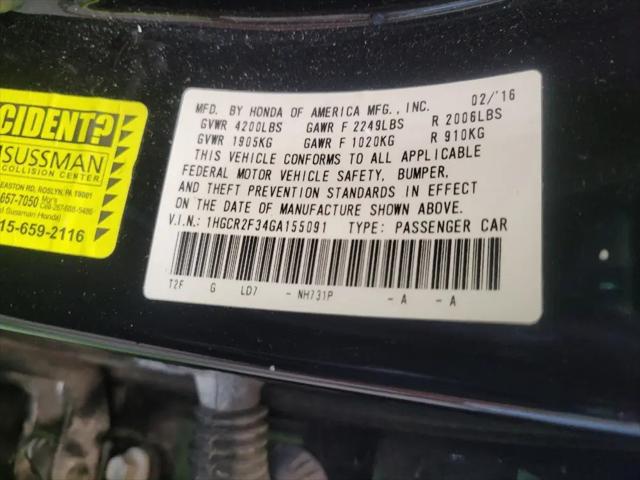 2016 Honda Accord LX