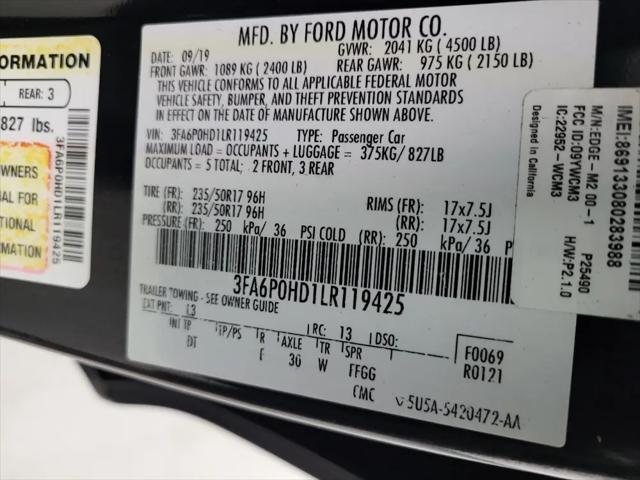2020 Ford Fusion SE
