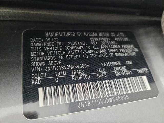 2022 Nissan Rogue Sport SV FWD Xtronic CVT