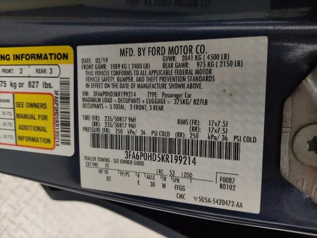 2019 Ford Fusion SE