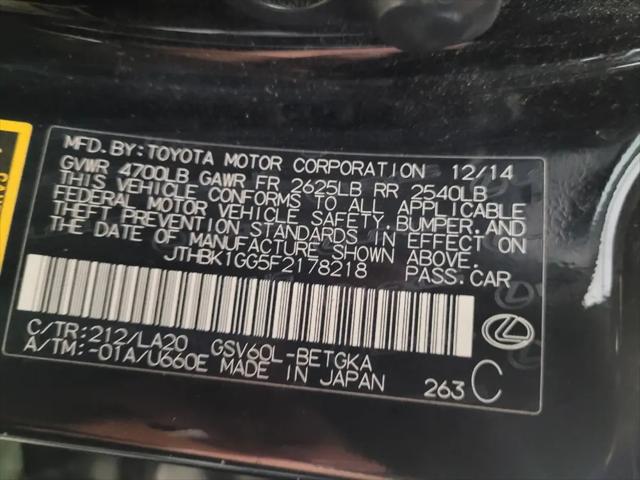 2015 Lexus ES 350 ES 350