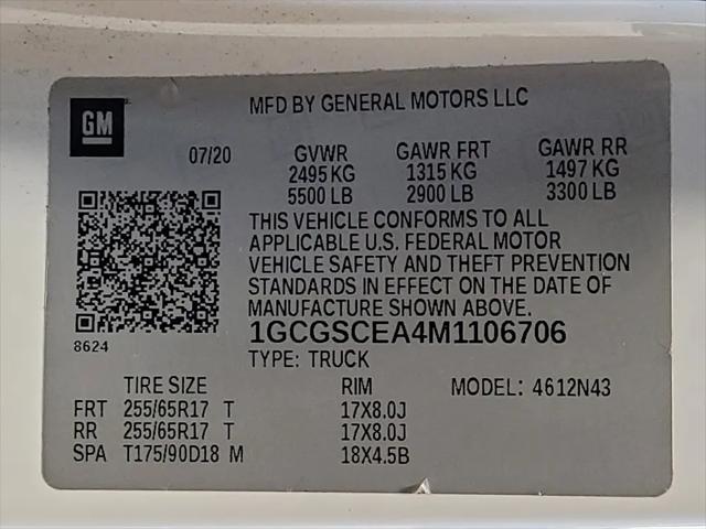 2021 Chevrolet Colorado 2WD Crew Cab Short Box LT
