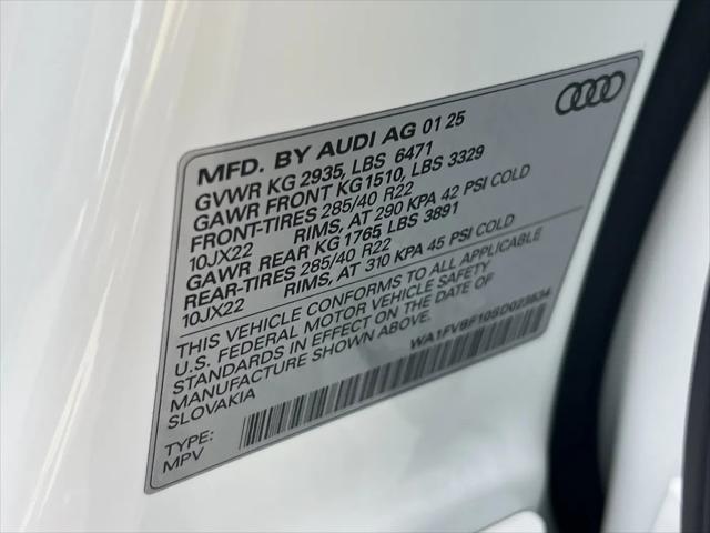 2025 Audi Q8 Prestige 55 TFSI quattro