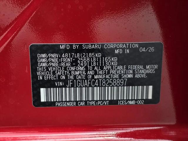 2026 Subaru Impreza Sport