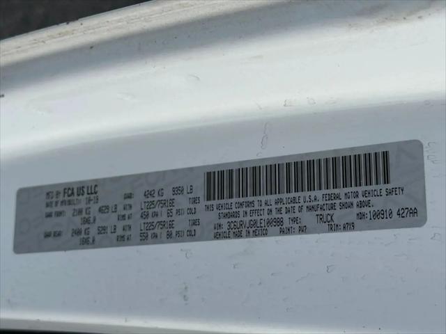 2020 Ram ProMaster Cargo Van High Roof 159" WB EXT