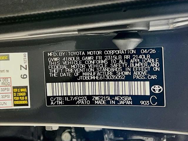 2026 Toyota Corolla Hybrid Hybrid SE