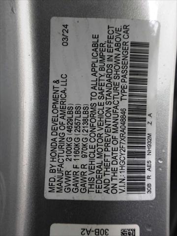 2024 Honda Accord Hybrid Sport-L