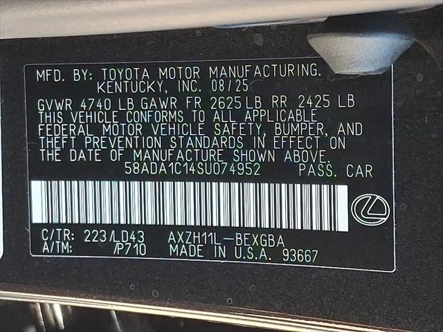 2025 Lexus ES 300h ES 300h