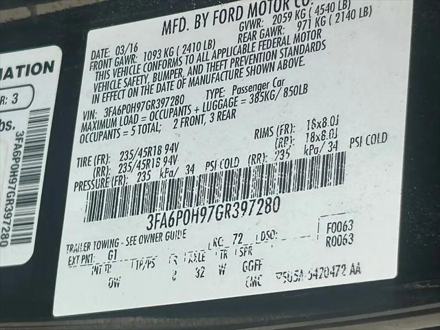 2016 Ford Fusion SE