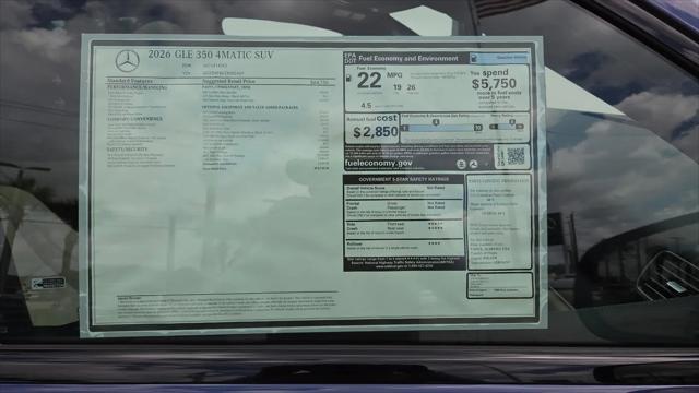 2026 Mercedes-Benz GLE GLE 350 GLE 350