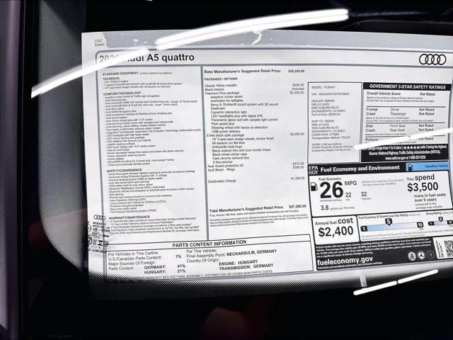 2026 Audi A5 Premium Plus TFSI quattro S tronic