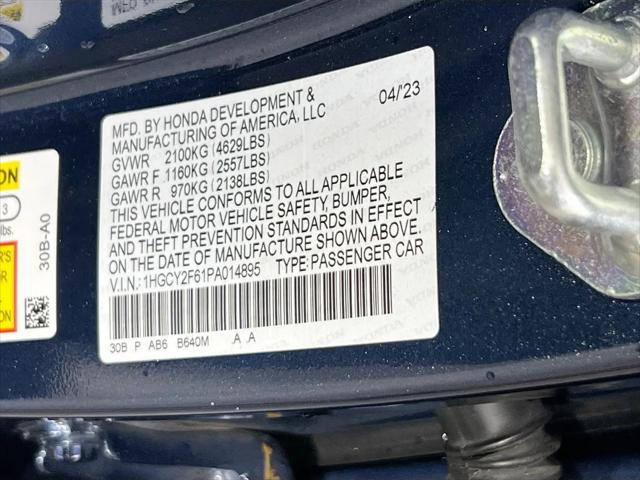 2023 Honda Accord Hybrid EX-L