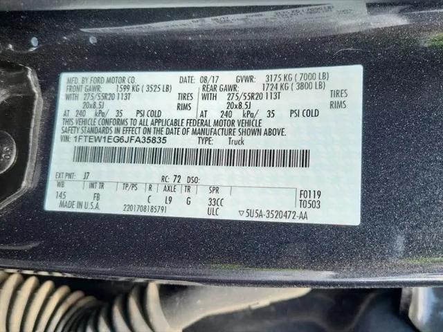 2018 Ford F-150 XLT