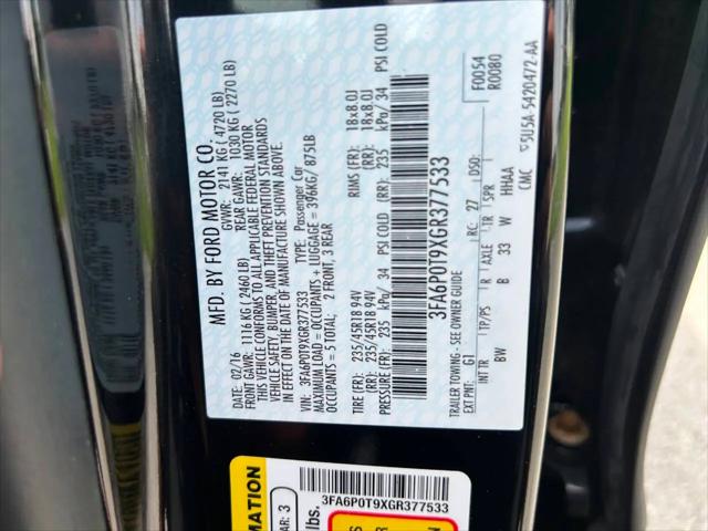 2016 Ford Fusion SE