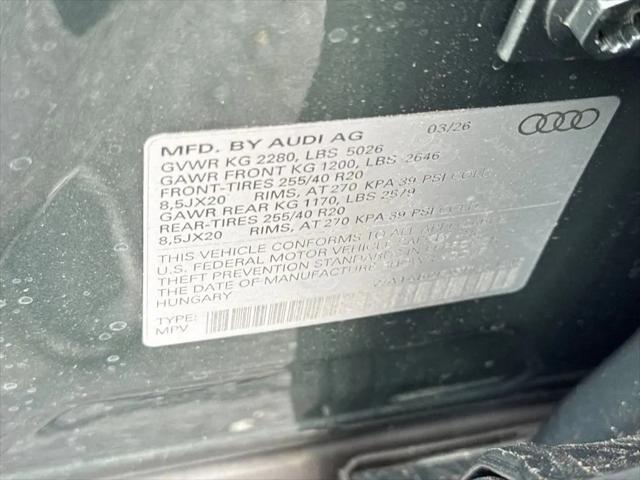 2026 Audi Q3 TFSI quattro S tronic
