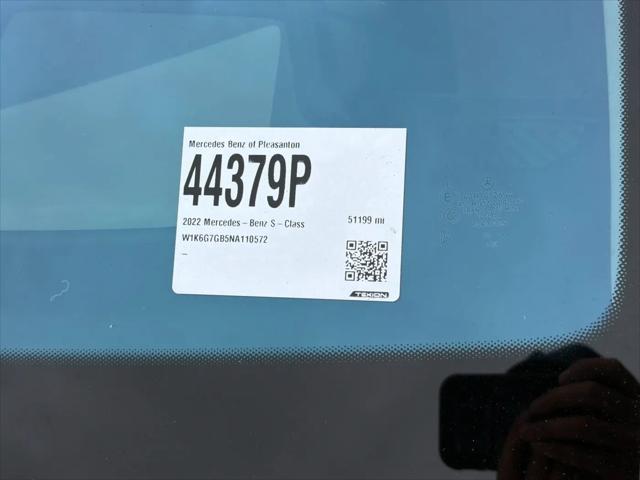 2022 Mercedes-Benz S 580 4MATIC