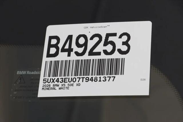 2026 BMW X5 xDrive50e