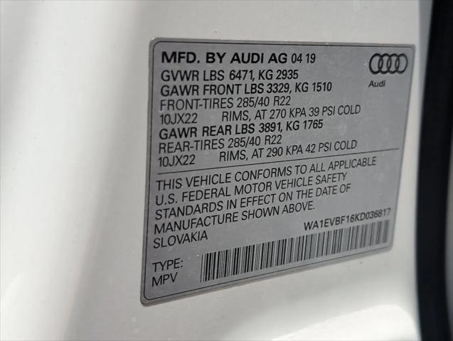2019 Audi Q8 55 Premium