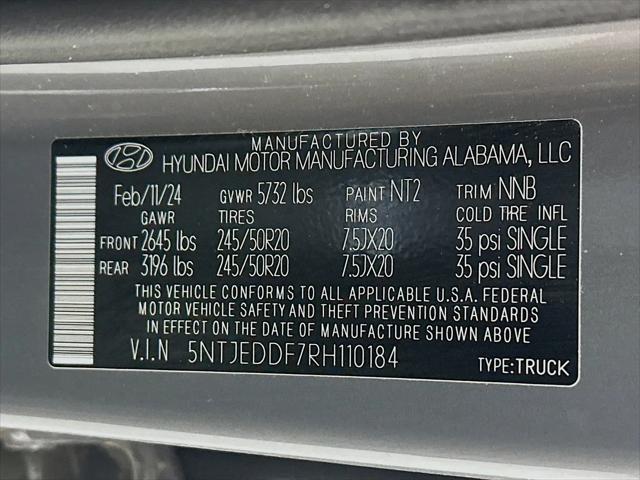 2024 Hyundai Santa Cruz Limited