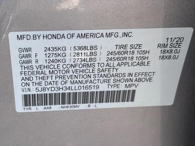 2020 Acura MDX Standard