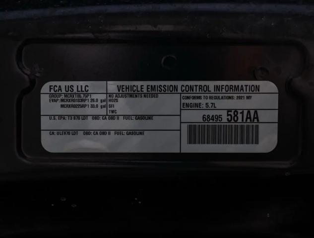 2021 Ram 1500 Big Horn Crew Cab 4x4 5'7" Box