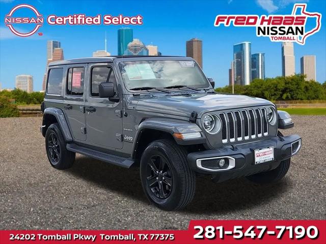 2023 Jeep Wrangler 4-Door Sahara 4x4 for sale in Tomball, TX
