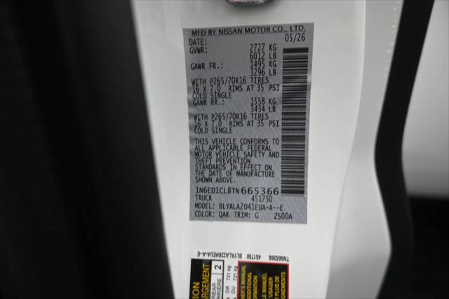 2026 Nissan Frontier King Cab S 4x2