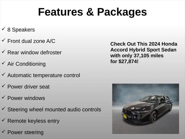2024 Honda Accord Hybrid Sport