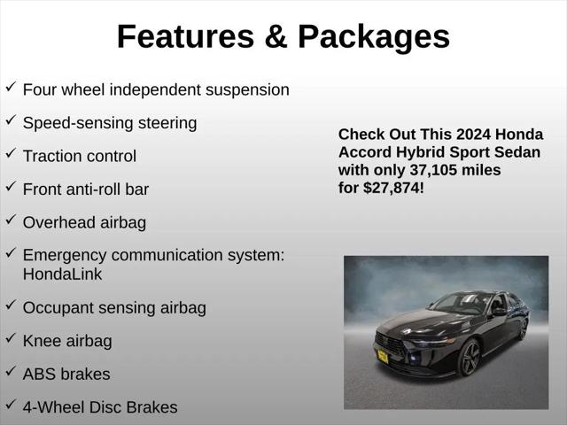 2024 Honda Accord Hybrid Sport