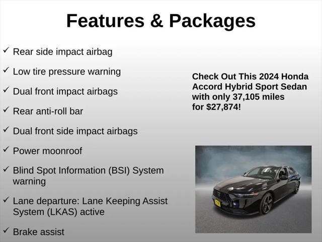 2024 Honda Accord Hybrid Sport