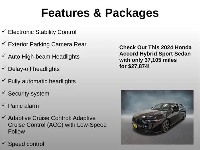 2024 Honda Accord Hybrid Sport