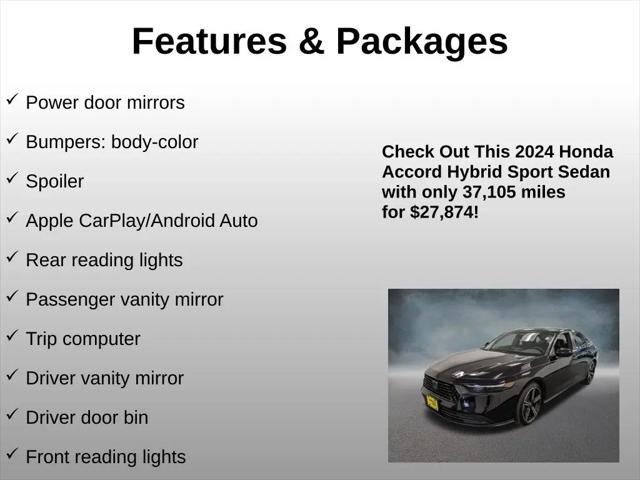 2024 Honda Accord Hybrid Sport