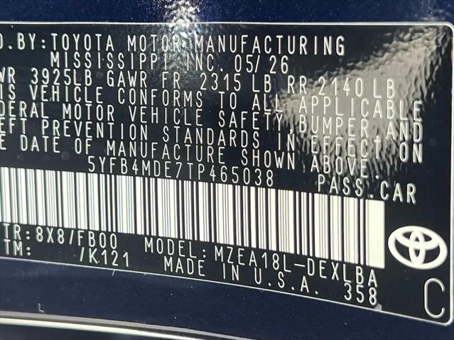 2026 Toyota Corolla LE