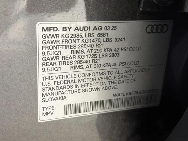 2025 Audi Q7 Premium Plus 55 TFSI quattro Tiptronic