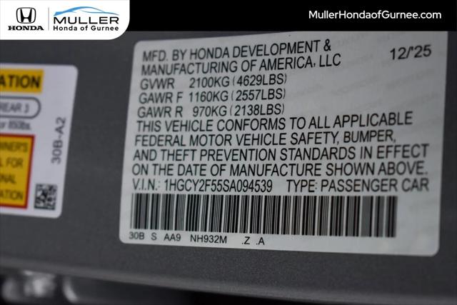 2025 Honda Accord Sedan Sport