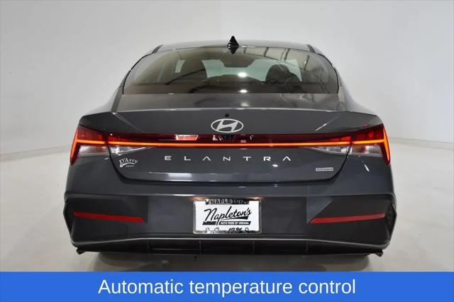 2026 Hyundai Elantra Hybrid Blue