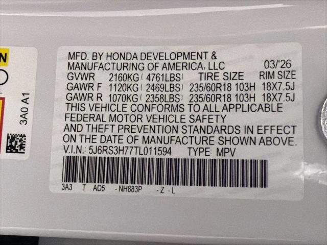 2026 Honda CR-V EX-L 2WD