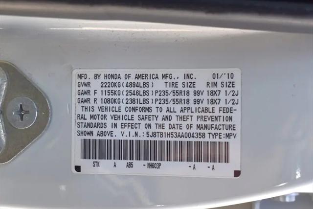2010 Acura RDX Technology Package