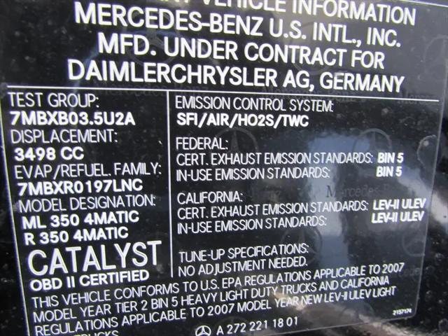 2007 Mercedes-Benz ML 350 4MATIC