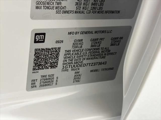 2026 GMC Sierra 1500 Crew Cab, Short Bed, SLT, 4WD