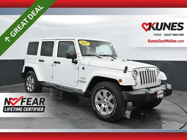 2017 Jeep Wrangler Unlimited Sahara for sale in East Moline, IL