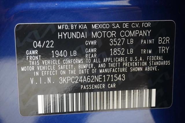 2022 Hyundai Accent SE