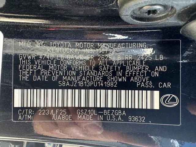 2023 Lexus ES 350 F SPORT Handling