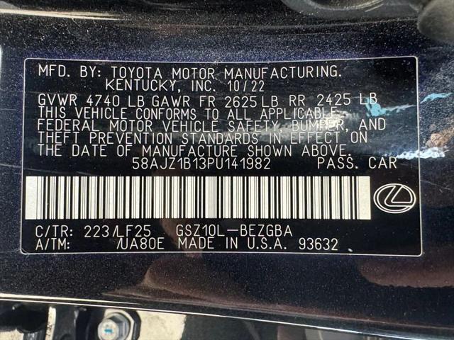 2023 Lexus ES 350 F SPORT Handling