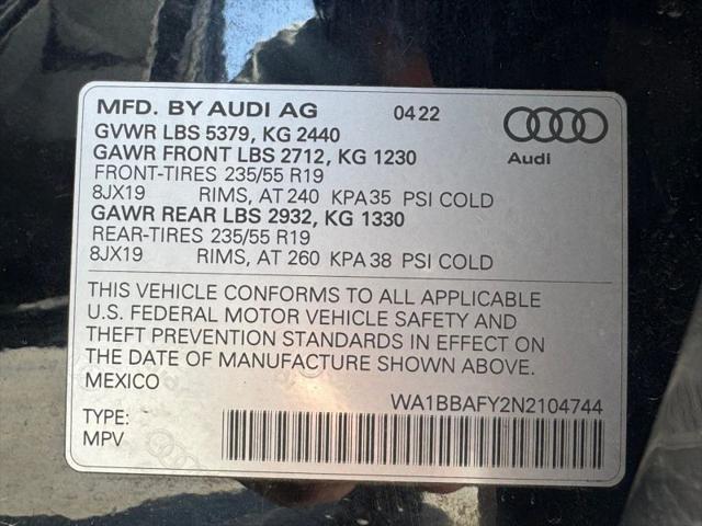 2022 Audi Q5 Premium Plus 40 TFSI quattro S tronic