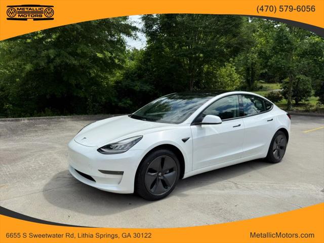 2021 Tesla Model 3 Standard Range Plus Rear-Wheel Drive for sale in Lithia Springs, GA