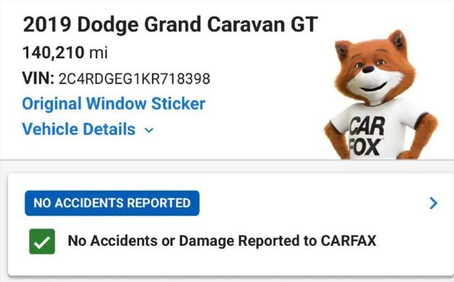 2019 Dodge Grand Caravan GT