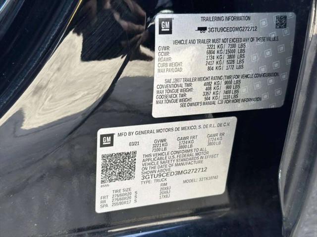 2021 GMC Sierra 1500 4WD Crew Cab Standard Box Elevation