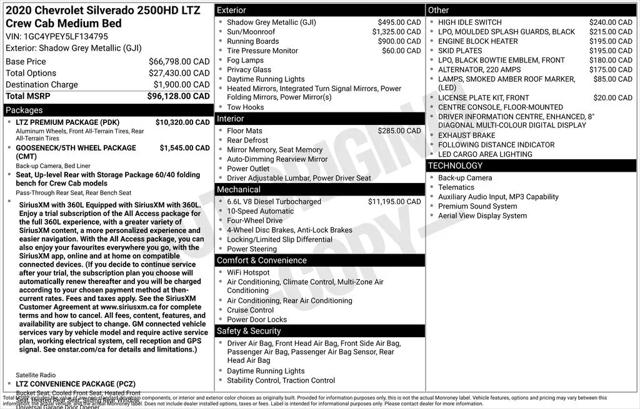 2020 Chevrolet Silverado 2500HD LTZ for sale in Fargo, ND