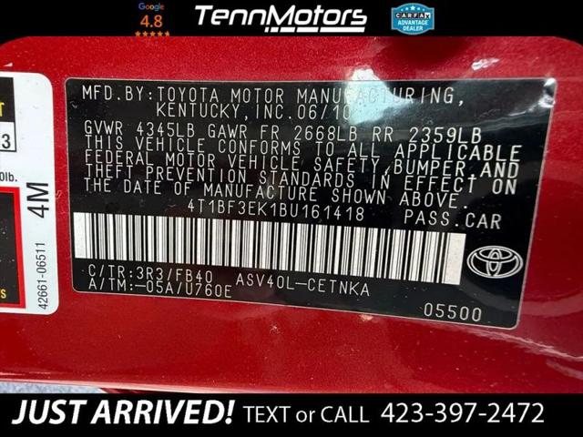 2011 Toyota Camry LE
